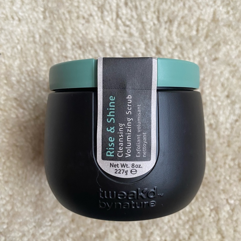 Rise and Shine Rhassoul clay cleansing volumizing  scrub 8 oz. Tweakd by Nature